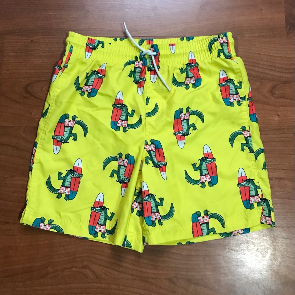 OLD NAVY Boys  swimming Fashion trunks Alligator graphic